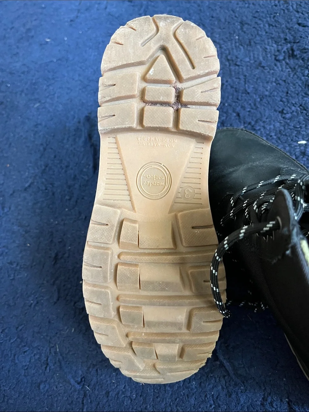 wonder nation Black and Tan Kids Lace-Up Boots